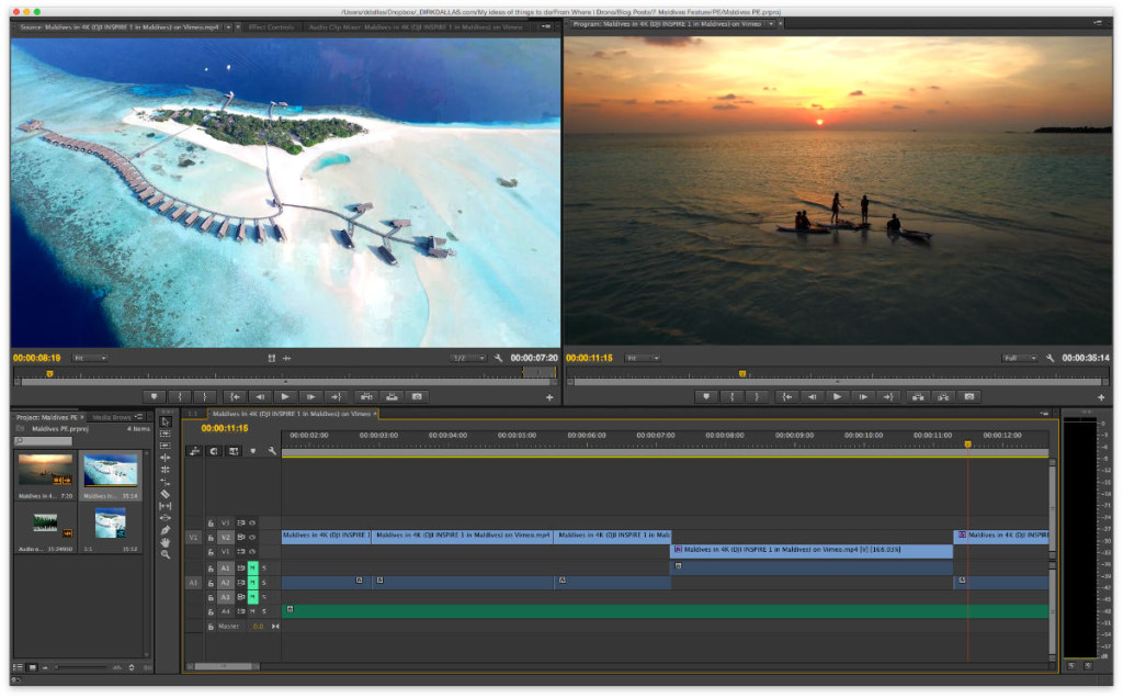 Adobe Premeire CC panels