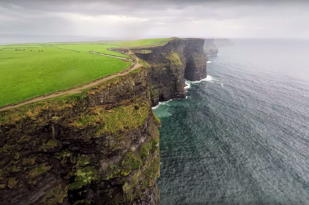 Ireland drone aerial video