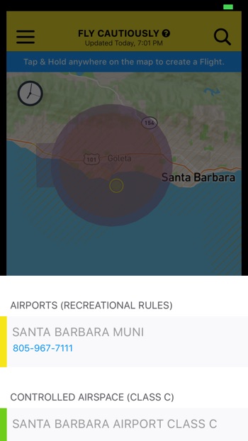 Airmap drone app contact airport