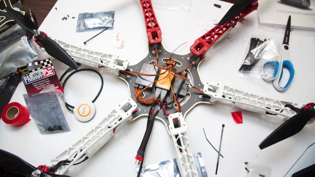 how to build a custom drone photography tools