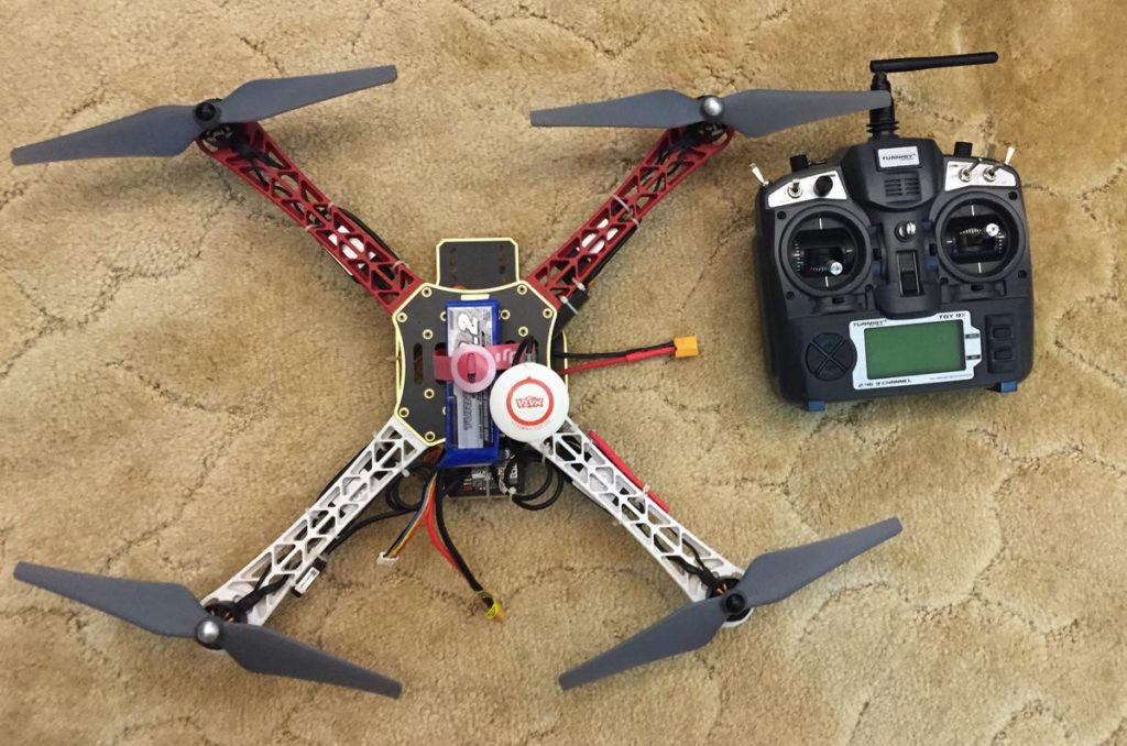 how to build a quadcopter drone rig