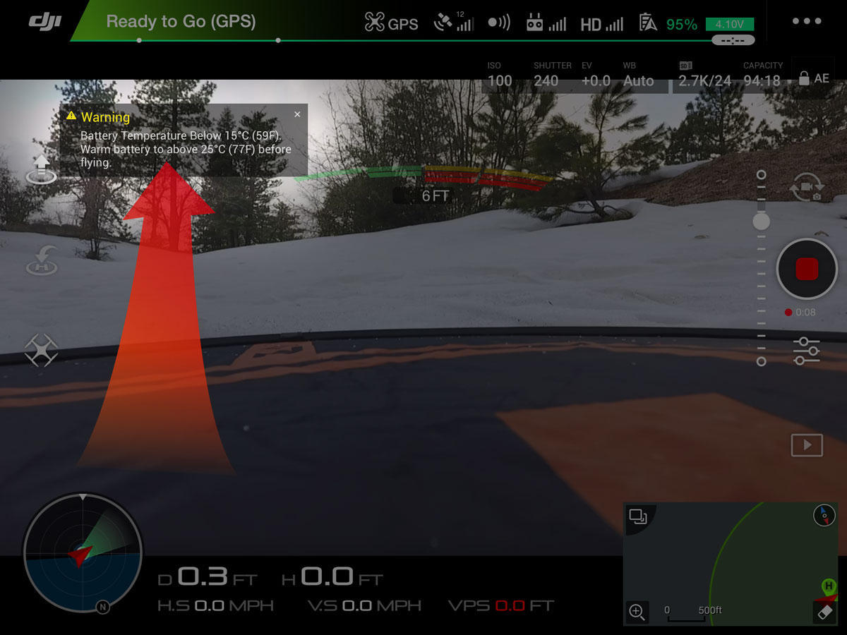 DJI-go-app-battery-temperature-warning