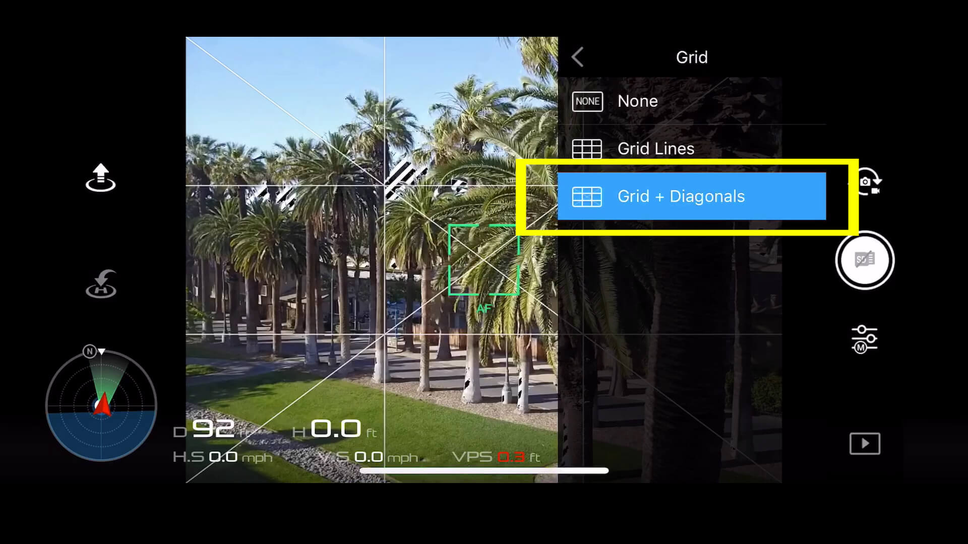 13 basic camera settings for dji drone photos - grid