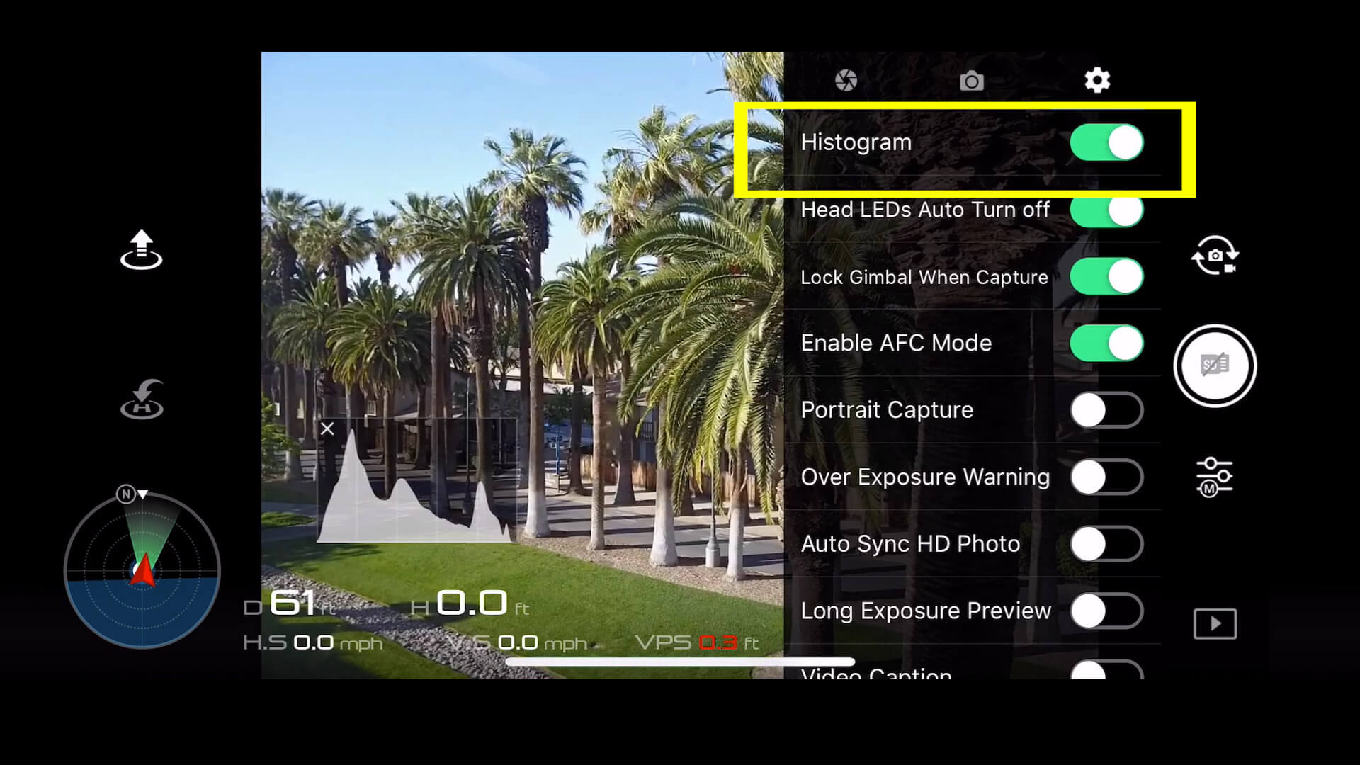 5 basic camera settings for dji drone photos - 4 histogram - b