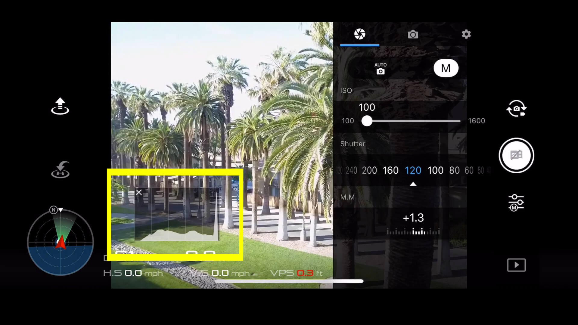 8 basic camera settings for dji drone photos - 4 histogram - e