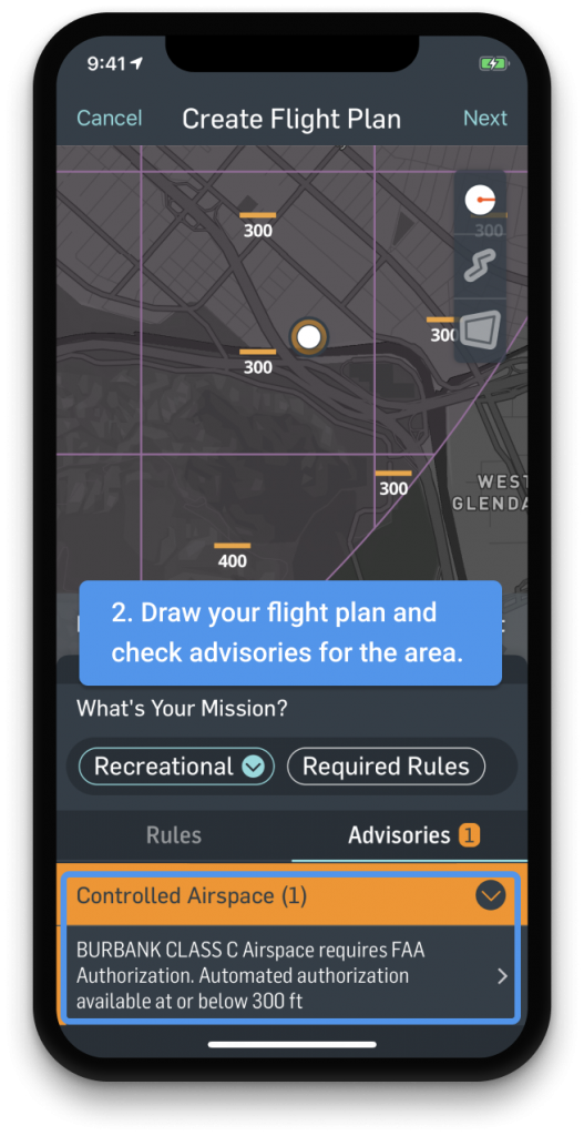 2_LAANC drone -map_advisories