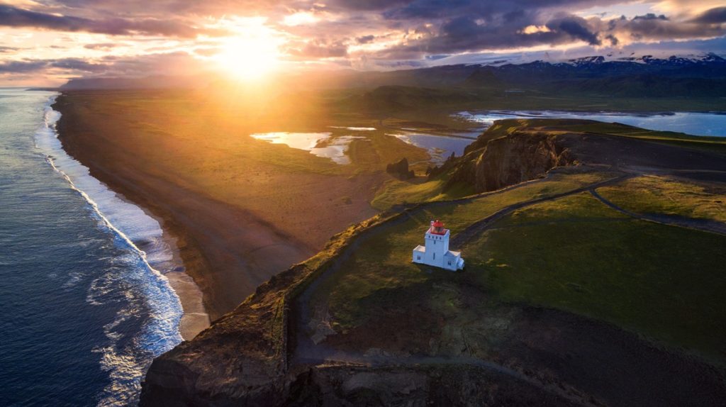 8 Lighthouse-on-the-cliff drone photo video