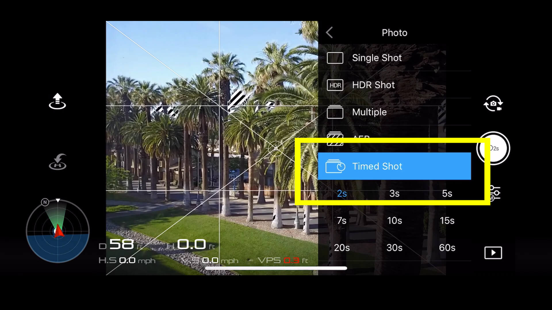 20 basic camera settings for dji drone photos - timed