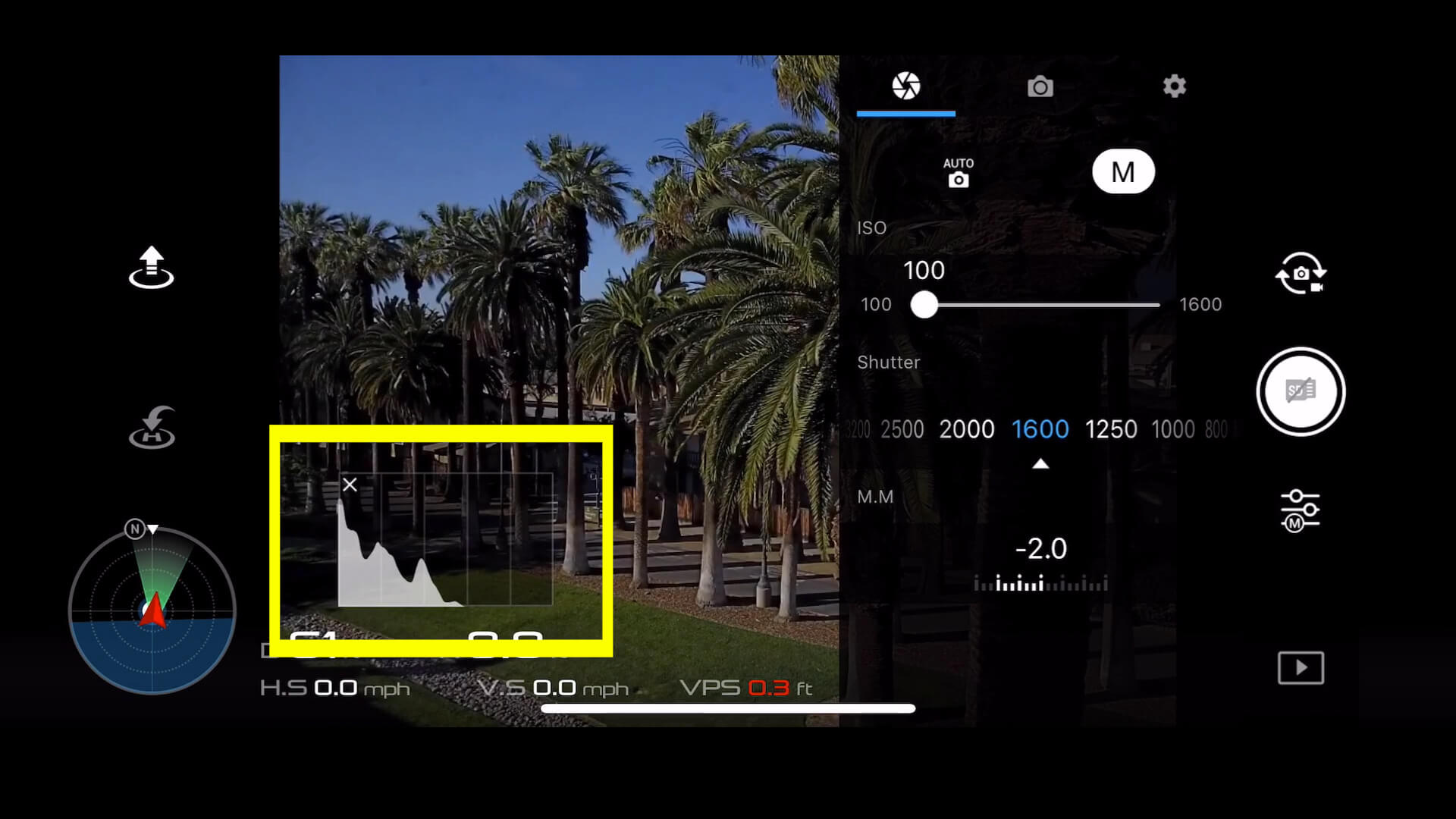 7 basic camera settings for dji drone photos - 4 histogram - d